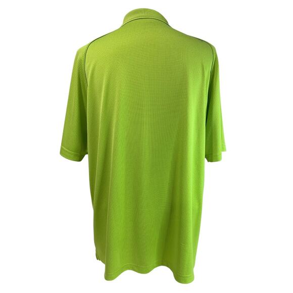 XL Slazenger Mens Polo Golf Shirt Short Sleeve Lime Green - Picture 6 of 9